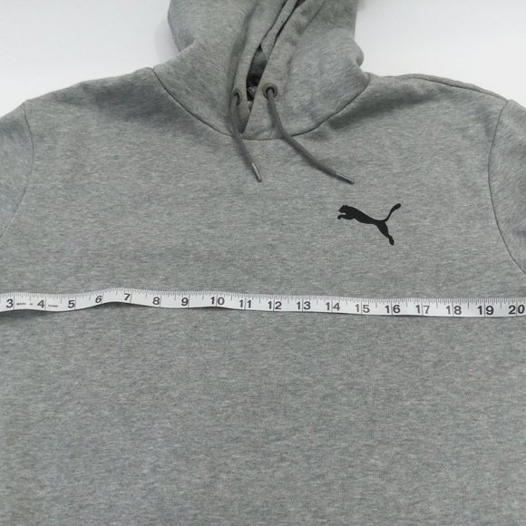 Puma (Sz.M) Men's Gray Pullover Hoodie Sweatshirt - Picture 4 of 5